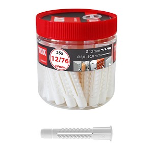 4049563001327 - TRI 1276 016260101 Universaldübel Ø 120 mm x 760 mm 4049563001327 25 Stück 4049563001327 - TRI 1276 016260101 Universaldübel Ø 120 mm x 760 mm 4049563001327 25 Stück
