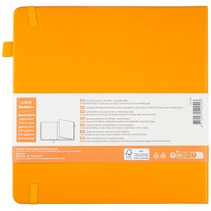 8712079544553 - Notizbuch quadratisch punktkariert japanischer kerrie Hardcover 160 Seiten 1 St 8712079544553 - Notizbuch quadratisch punktkariert japanischer kerrie Hardcover 160 Seiten 1 St