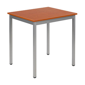 3700245505373 - Schreibtisch 76RMA 65-130cm (H) 70x60cm (BxT) rechteckig kirsche   silber 3700245505373 SODEMATUB