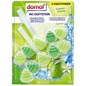 4305615615752 - domol Lemonfrische WC-Duftspüler Limette 20 St