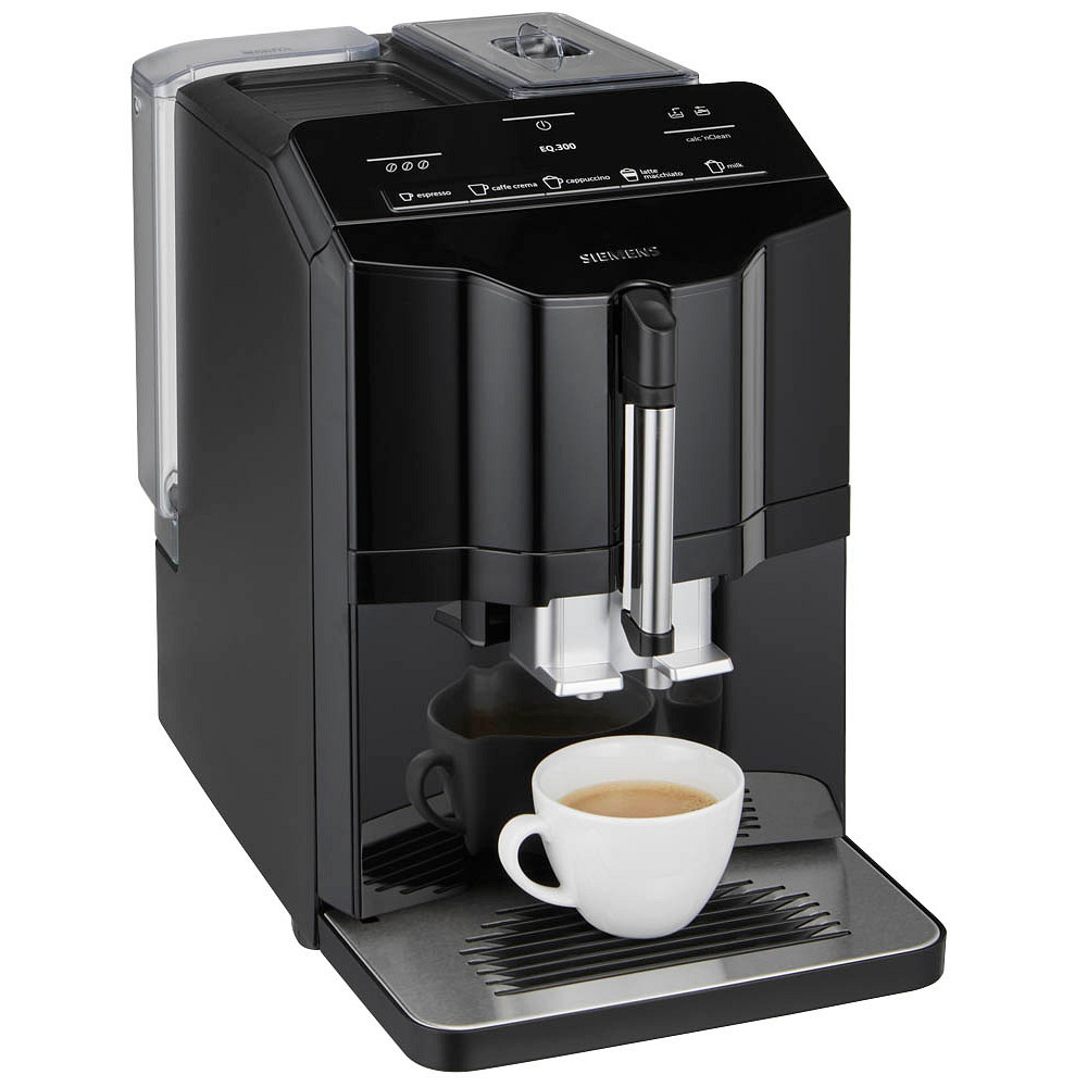 SIEMENS EQ.300 discount schwarz TI35A209RW office Kaffeevollautomat 