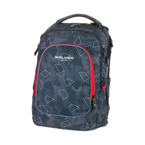 9002638227836 - Schulrucksack Wizzard grey polygon 9002638227836 WALKER CAMPUS EVO 20