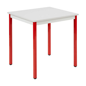3700245510360 - Schreibtisch 76RGR 65-130cm (H) 70x60cm (BxT) rechteckig grau rot 3700245510360 SODEMATUB 3700245510360 - Schreibtisch 76RGR 65-130cm (H) 70x60cm (BxT) rechteckig grau rot 3700245510360 SODEMATUB