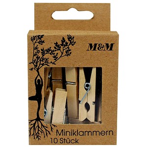 4009793846082 - Holzklammern holz 10 Stück