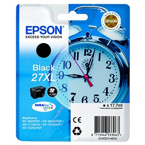 8715946625843 - AKTION EPSON 27XL   T2711XL  schwarz Druckerpatronen 3er-Set  + GRATIS Aral Tankgutschein 10 €