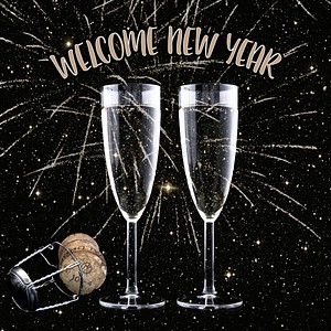 4002911436516 - 20 PAPSTAR Servietten Welcome New Year Welcome New Year 4002911436516 PAPSTAR 20 Stück