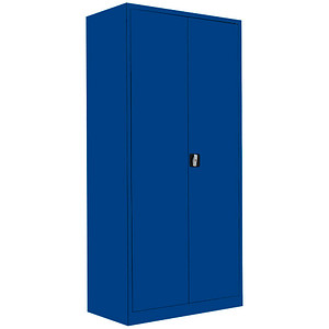 4061815539341 - Stahlschrank 530353 enzianblau 925 x 500 x 1950 cm aufgebaut  4061815539341 LÜLLMANN