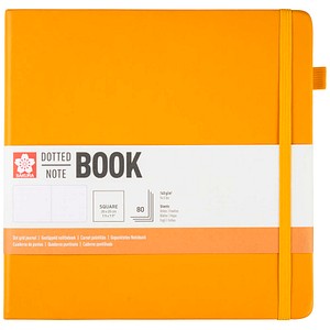 8712079544553 - Notizbuch quadratisch punktkariert japanischer kerrie Hardcover 160 Seiten 1 St