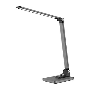 7612176092418 - Hansa LED Tischleuchte Breeze dimmbar 3 Farbtemperaturen bis 5800 K 85 W grau metallic 7612176092418 - Hansa LED Tischleuchte Breeze dimmbar 3 Farbtemperaturen bis 5800 K 85 W grau metallic