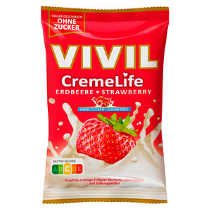 4020400697408 - VIVIL® Creme Life Erdbeere Bonbons 900 g