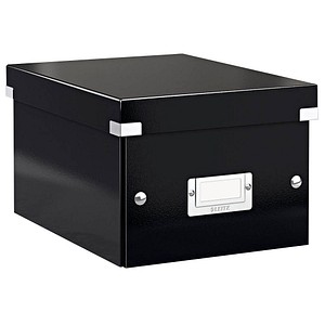 LEITZ Click & Store Aufbewahrungsbox 7,4 l schwarz 21,6 x 28,2 x 16,0 cm