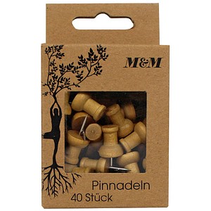 4009793846075 - Pinnnadeln 40 Stück braun 4009793846075 - Pinnnadeln 40 Stück braun