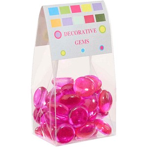 7610877361413 - Muggelsteine lila Glasnuggets Ø 200 mm 2000 g 1 Pack