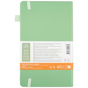 8712079544539 - Notizbuch ca A5 punktraster pale patina Hardcover 160 Seiten