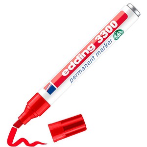 edding 3300 Permanentmarker rot 1,0 - 5,0 mm, 1 St.