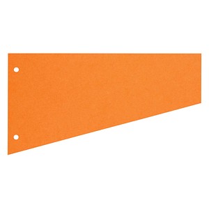 herlitz Trennstreifen Trapez orange, 100 St.