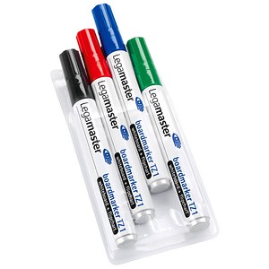 Legamaster TZ 1 Whiteboard-Marker farbsortiert 1,5 - 3,0 mm, 4 St.