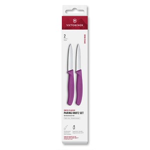 7613329191224 - 2 VICTORINOX Küchenmesser Swiss Classic silber violett Klinge 80 cm 7613329191224 - 2 VICTORINOX Küchenmesser Swiss Classic silber violett Klinge 80 cm