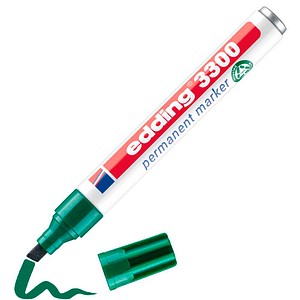 edding 3300 Permanentmarker grün 1,0 - 5,0 mm, 1 St.