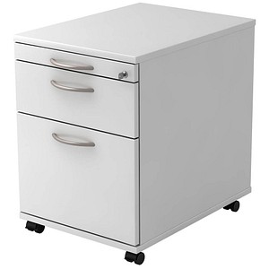 4032062120804 - Rollcontainer TARA 1 Utensilienauszug 1 Schub 1 Hängeregistratur-Auszug B 428 x T 580 x H 590 mm weiß 4032062120804 - Rollcontainer TARA 1 Utensilienauszug 1 Schub 1 Hängeregistratur-Auszug B 428 x T 580 x H 590 mm weiß