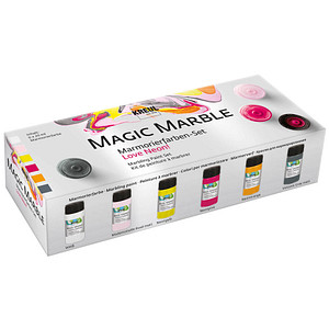 4000798122584 - 6 Magic Marble Marmorierfarben farbsortiert 6 x 200 ml 4000798122584 120 Milliliter 4000798122584 - 6 Magic Marble Marmorierfarben farbsortiert 6 x 200 ml 4000798122584 120 Milliliter