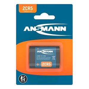 ANSMANN Batterie 2CR5 Lithium Fotobatterie 6,0 V, 1 St.