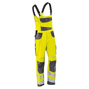 4053813369433 - unisex Warnschutz-Latzhose REFLECTIQ warngelb anthrazit Größe 58