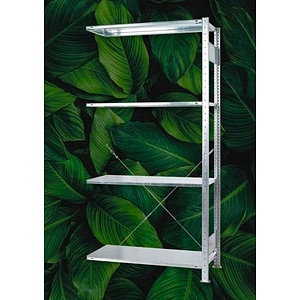 4058255110612 - Steckregalsystem green H2000xB1000xT500mm Anbauregal verzinkt 1 Rahmen 4 Fachböden - Schulte Lagertechnik 4058255110612 - Steckregalsystem green H2000xB1000xT500mm Anbauregal verzinkt 1 Rahmen 4 Fachböden - Schulte Lagertechnik