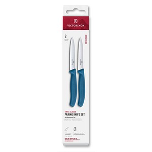 7613329191439 - 2 VICTORINOX Küchenmesser  Swiss Classic silber blau Klinge 100 cm