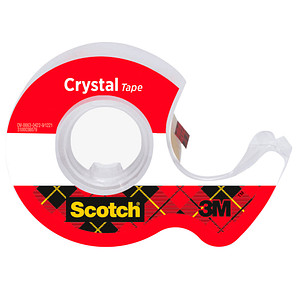 0051131592087 - Scotch Crystal - dispenser with office tape - 19 mm x 75 m - clear tape 0051131592087 - Scotch Crystal - dispenser with office tape - 19 mm x 75 m - clear tape