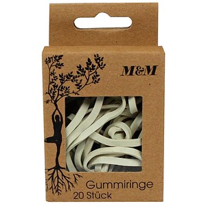 4009793846099 - Gummiringe naturweiß 20 Stück