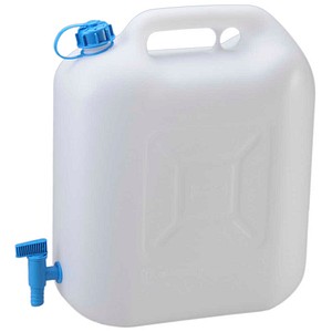 4007228817676 - Wasserkanister Eco Polyethylen (HD-PE) natur fest montierter Ablasshahn 22 Liter