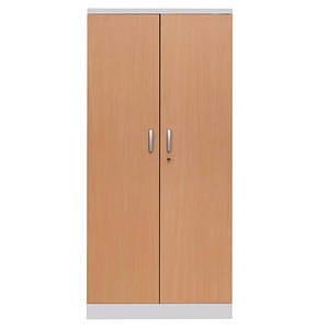 4260090172155 - Aktenschrank 100107 Holz Stahl abschließbar 5 OH 92 x 195 x 42 cm buche lichtgrau 4260090172155 Gürkan