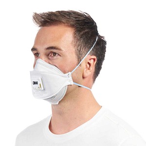 3M Atemschutzmasken Aura™ Comfort Cool Flow™ 9322+ FFP2 NR D DIN EN 149:2001, A1:2009, 5 St.