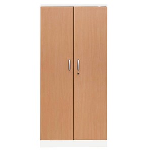 4260090172308 - Aktenschrank 100113 Holz Stahl abschließbar 5 OH 92 x 195 x 42 cm buche weiß 4260090172308 100113