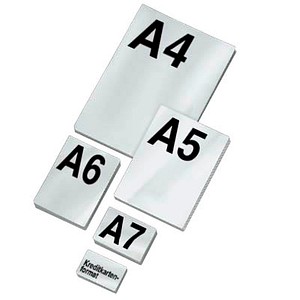 100 St/ück A6 Laminierfolien // 250 micron 111 x 154mm Kreditkartenformat bis A6 gl/änzend