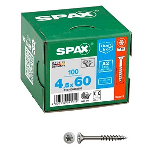 4003530091919 - Universalschrauben T20 Senkkopf Edelstahl A2 0197000450603 45 mm x 60 mm 100 St 4003530091919 - Universalschrauben T20 Senkkopf Edelstahl A2 0197000450603 45 mm x 60 mm 100 St