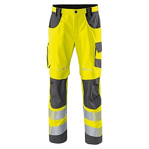 4053813370057 - KÜBLER® unisex Warnschutzhose REFLECTIQ warngelb anthrazit Größe 25