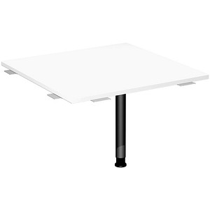 4038933518848 - 4 Fuß Flex Verkettungsplatte Volleck 90° mit Stützfuß mit Kabelführung inkl Verkettungsmaterial höhenverstellbar 800x800x680-800 Weiß Anthrazit 4038933518848 - 4 Fuß Flex Verkettungsplatte Volleck 90° mit Stützfuß mit Kabelführung inkl Verkettungsmaterial höhenverstellbar 800x800x680-800 Weiß Anthrazit