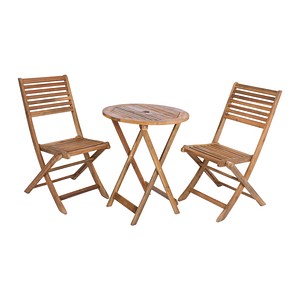 4041908122872 - Sitzgruppe IBARA natur Holz 3-teilig 4041908122872 Garden Pleasure