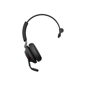 5706991023008 - Evolve2 65 monaural Telefon Over Ear Headset Bluetooth® Stereo Schwarz Lautstärkeregelung Batterieladeanzeige Mikrofon-Stummschaltung