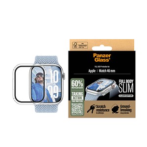 5715685003639 - PanzerGlass® Displayschutz Snappie Full Body Slim Transparent für Apple Watch 45mm