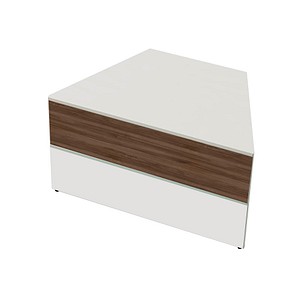4044917431089 - Anbau-Theke Atlantis3 Tisch 2-seitig schräg 135x82x75cm weiß 4044917431089 - Anbau-Theke Atlantis3 Tisch 2-seitig schräg 135x82x75cm weiß