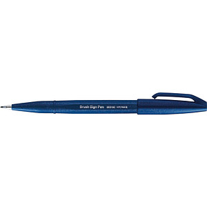 Pentel SES15C-CAX Brush-Pen blau, 1 St.