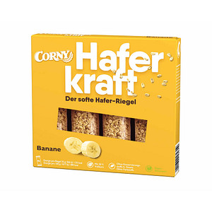 CORNY Haferkraft Banane Müsliriegel 4 Riegel