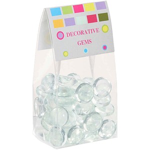 7610877361376 - Glasnuggets 20 mm transparent Dekosteine & Dekosand - Glorex