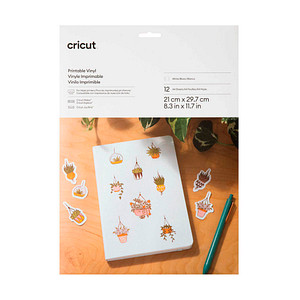 0093573370861 - cricut? bedruckbare Aufkleberfolie für Schneideplotter weiß 210 x 297 cm 0093573370861 12 Stück 0093573370861 - cricut? bedruckbare Aufkleberfolie für Schneideplotter weiß 210 x 297 cm 0093573370861 12 Stück