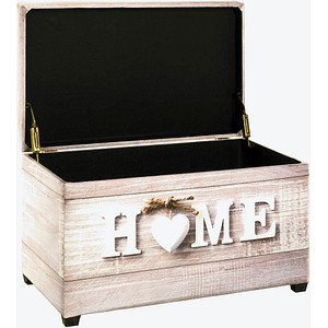 4001070529237 - Sitztruhe 52923 Motiv Home Holz 580 cm  4001070529237 HAKU Möbel