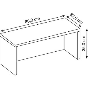 4032062025703 - HAMMERBACHER Thekenaufsatz gerade nussbaum 750 x 320 x 350 cm 4032062025703 - HAMMERBACHER Thekenaufsatz gerade nussbaum 750 x 320 x 350 cm