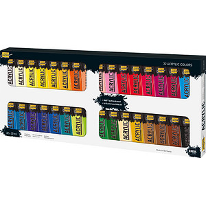 4000798417352 - 32 SOLO GOYA Acrylfarben farbsortiert 32 x 200 ml 4000798417352 640 Milliliter 4000798417352 - 32 SOLO GOYA Acrylfarben farbsortiert 32 x 200 ml 4000798417352 640 Milliliter